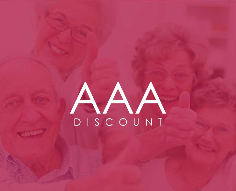 Image of AAA special. Click on check rates to get more information and rates.