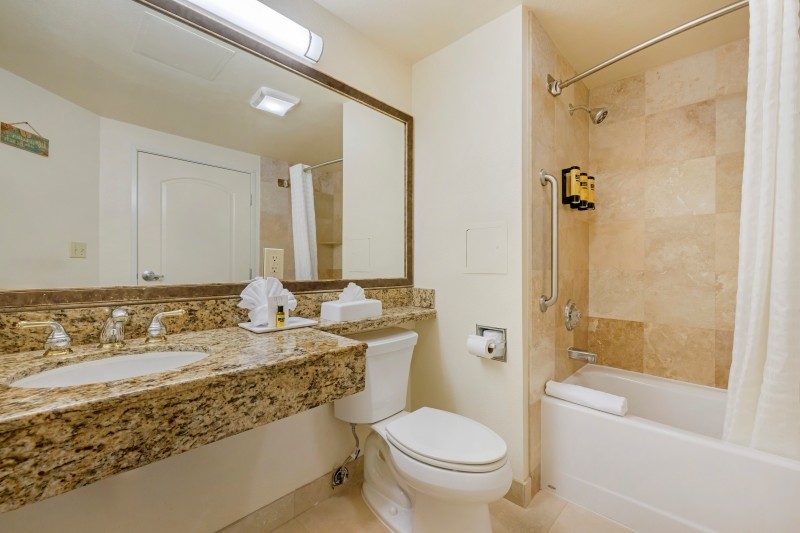 All new King bathroom